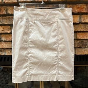 EUC Talbots Khaki lined skirt 8 Petite